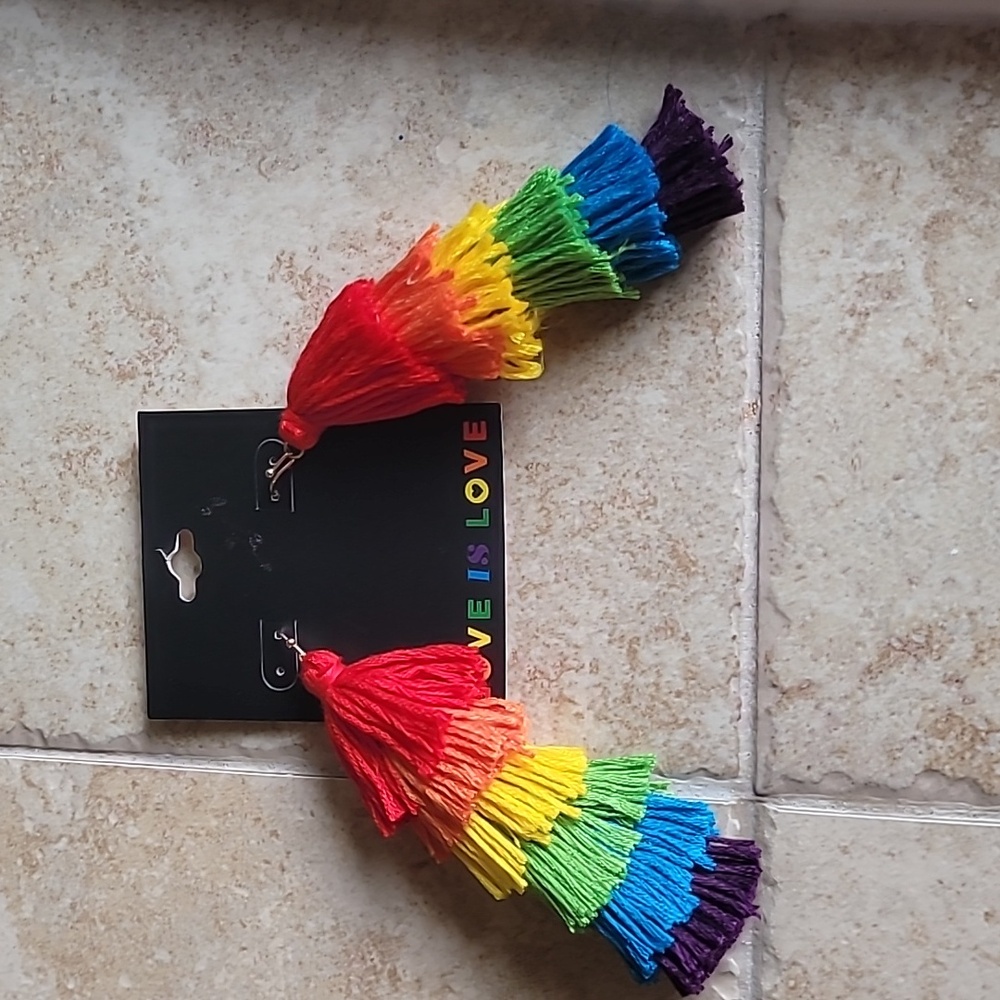 Pride Tassel earrings